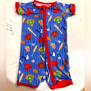 Little Sleepies Baseball Shortie *sold out online*